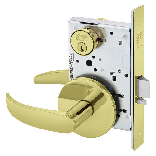 Mortise Lock Bright Brass