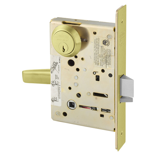 Mortise Lock Satin Brass