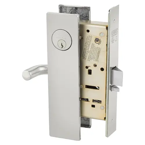 Mortise Lock Bright Stainless Steel