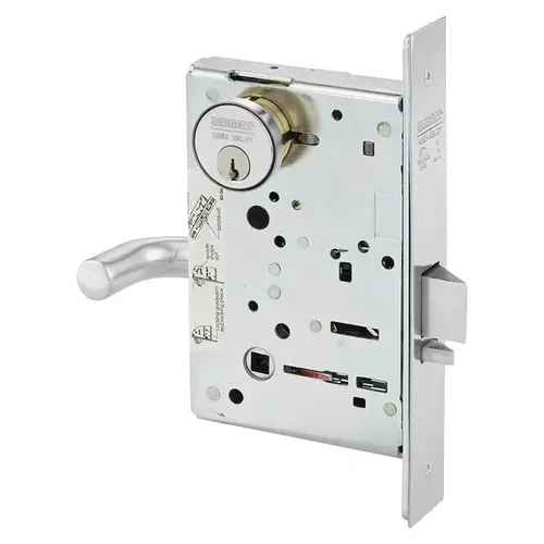 Mortise Lock Bright Chrome