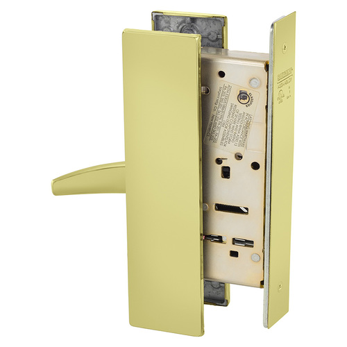 Mortise Lock Bright Brass