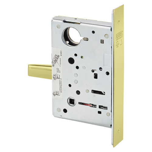 Mortise Lock Bright Brass