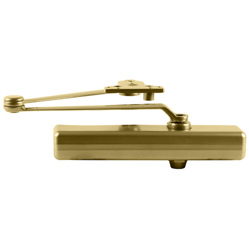 LCN 1461CUSH BRASS DEL Door Closer Satin Brass Painted