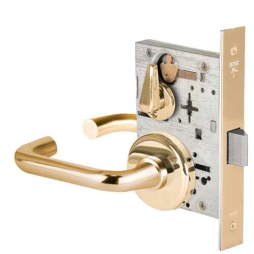 Mortise Lock Bright Brass