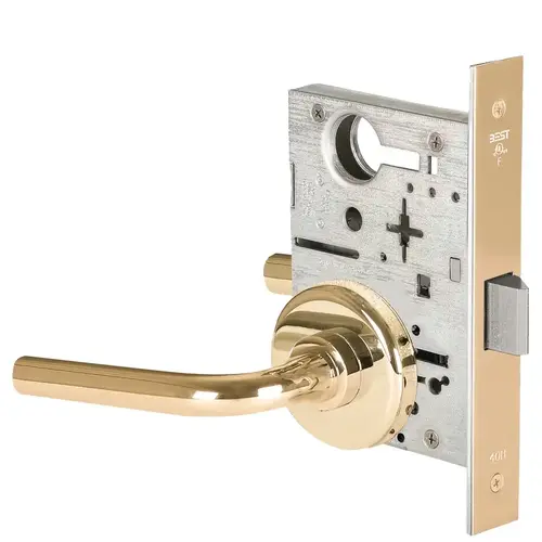 Mortise Lock Bright Brass