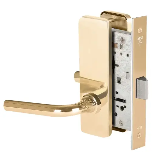 Mortise Lock Bright Brass