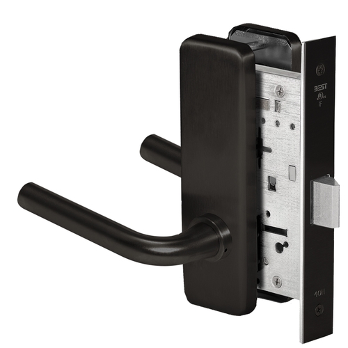 Mortise Lock Flat Black Coated