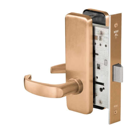 Mortise Lock Satin Bronze Clear Coated