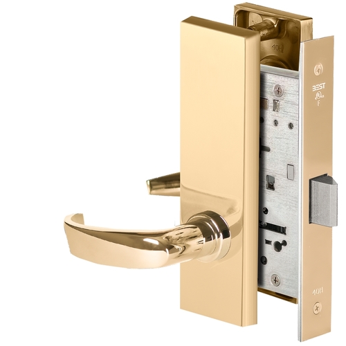 Mortise Lock Bright Brass