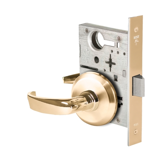 Mortise Lock Bright Brass