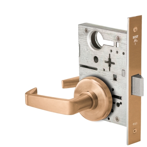 Mortise Lock Satin Bronze Clear Coated