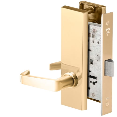 Mortise Lock Bright Brass