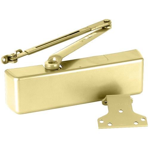 Door Closer Bright Brass