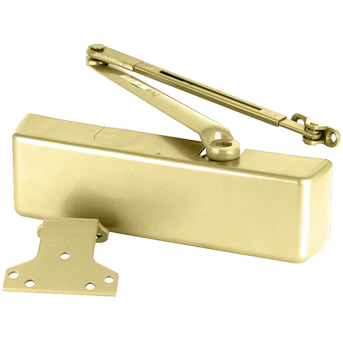 Door Closer Bright Brass