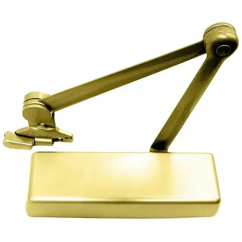 Door Closer Bright Brass