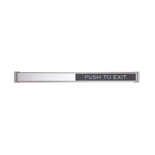 Exit Device Satin Aluminum Clear Anodized