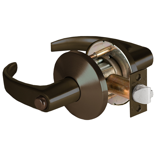 Cylindrical Lock Dark Bronze Painted