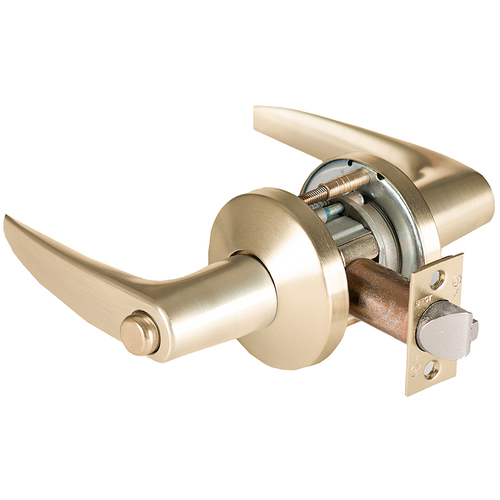 Cylindrical Lock Satin Brass