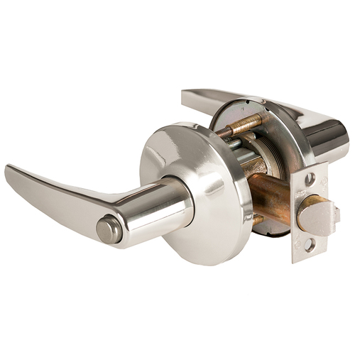 Cylindrical Lock Bright Nickel Plated Clear Coated