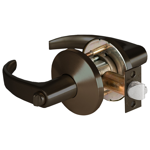 Cylindrical Lock Dark Bronze Painted