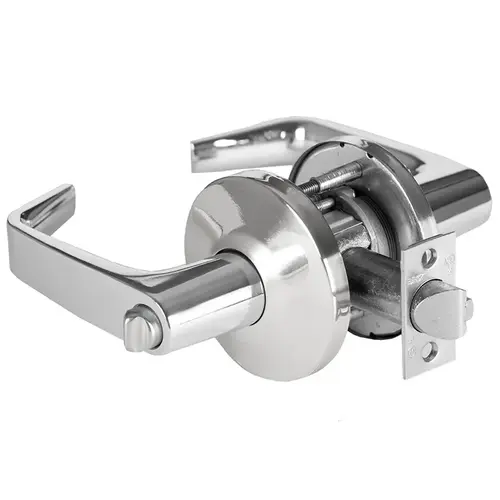 Cylindrical Lock Bright Chrome