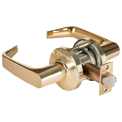 Cylindrical Lock Bright Brass