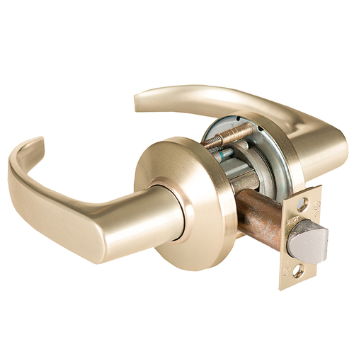 Cylindrical Lock Satin Brass