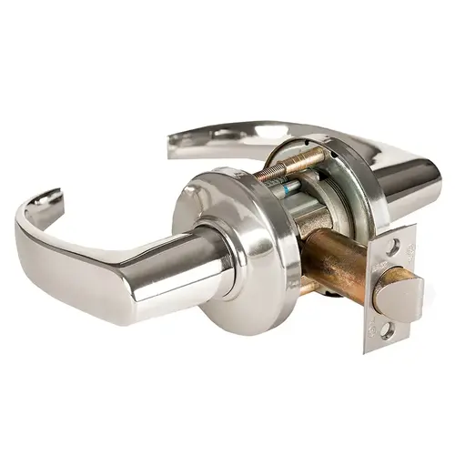 Cylindrical Lock Bright Nickel Plated Clear Coated