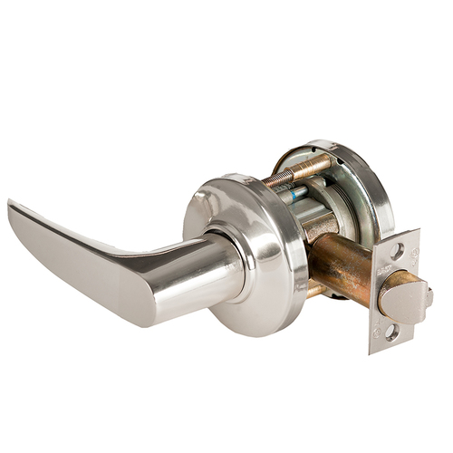 Cylindrical Lock Bright Nickel Plated Clear Coated