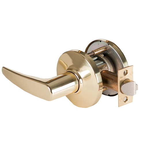 Cylindrical Lock Bright Brass