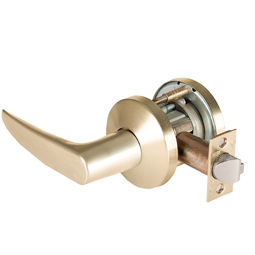 Cylindrical Lock Satin Brass