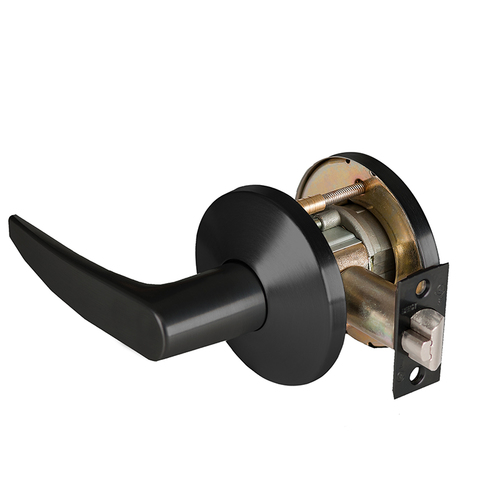 Cylindrical Lock Flat Black Coated