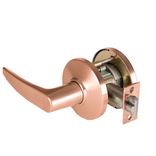 Cylindrical Lock Satin Bronze Clear Coated