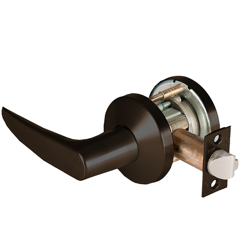 Cylindrical Lock Dark Bronze Painted