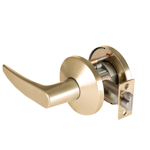 Cylindrical Lock Satin Brass