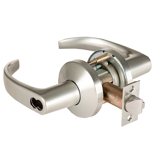 Cylindrical Lock Satin Nickel Plated Clear Coated