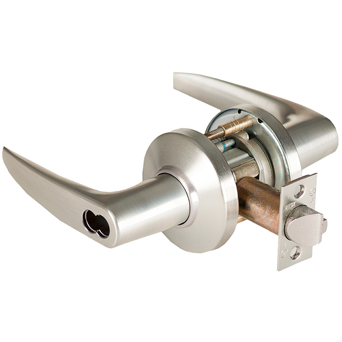 Cylindrical Lock Satin Nickel Plated Clear Coated