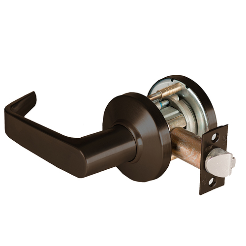 Cylindrical Lock Dark Oxidized Satin Bronze Oil Rubbed