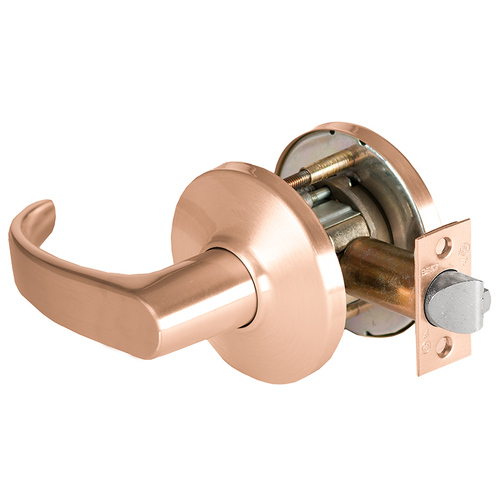 Cylindrical Lock Satin Bronze Clear Coated