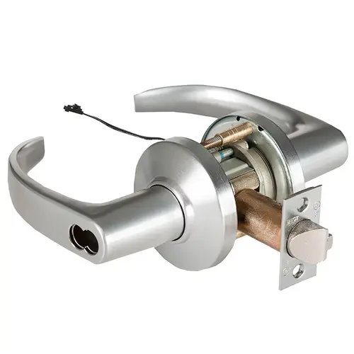 Electric Cylindrical Lock Satin Chrome