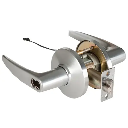 Electric Cylindrical Lock Satin Chrome