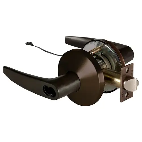 Electric Cylindrical Lock Dark Bronze Painted