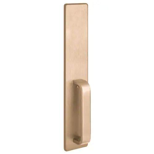 Exit Device Trim Satin Bronze Clear Coated