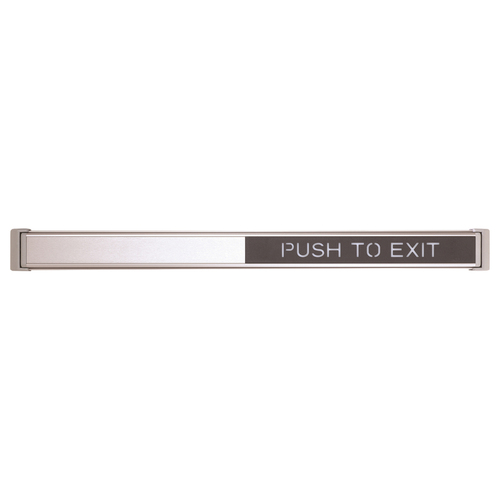 Exit Device Satin Aluminum Clear Anodized