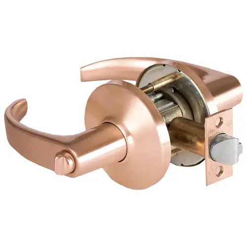 Cylindrical Lock Satin Bronze Clear Coated