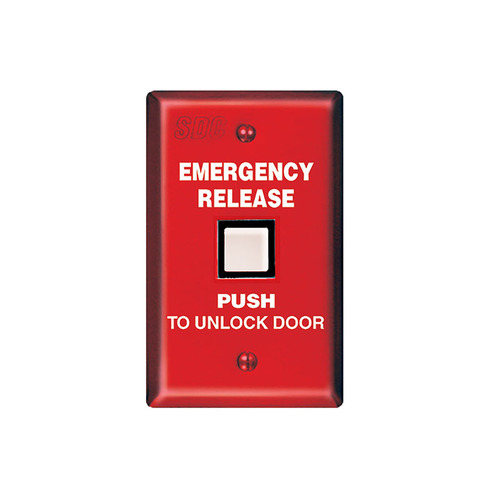 Communicating Bathrrom Control, Emergency Access Switch, 2 Required, Red