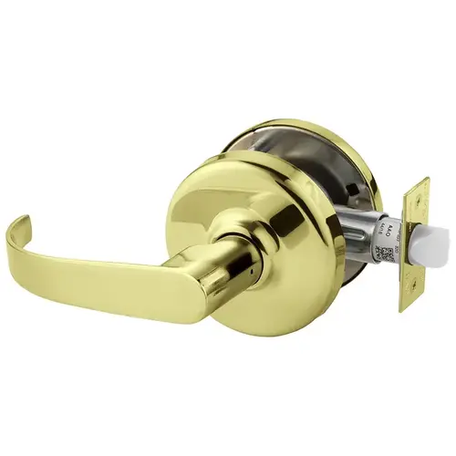Cylindrical Lock Bright Brass