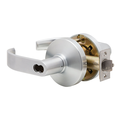 Lock Cylindrical Lock Satin Chrome