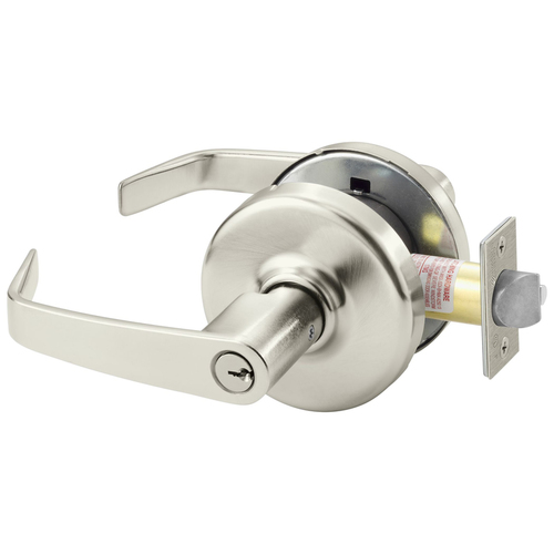 Cylindrical Lock Satin Nickel Plated Clear Coated