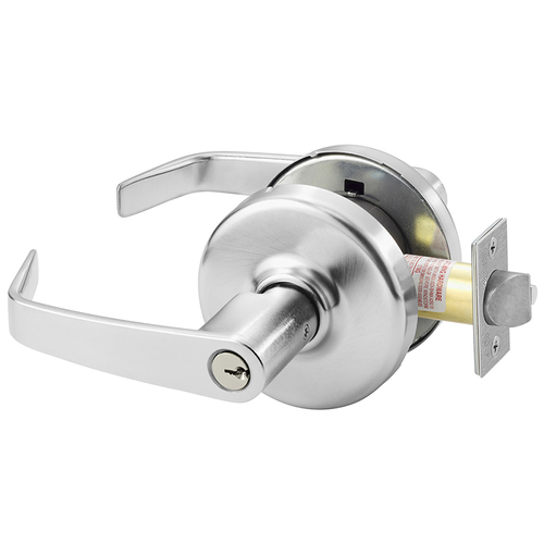 Cylindrical Lock Satin Chrome